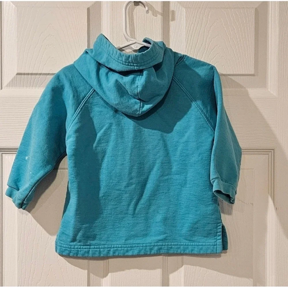 Vintage OshKosh Hoodie 2T USA‎ Made Floral Wildflowers Sweatshirt Toddler